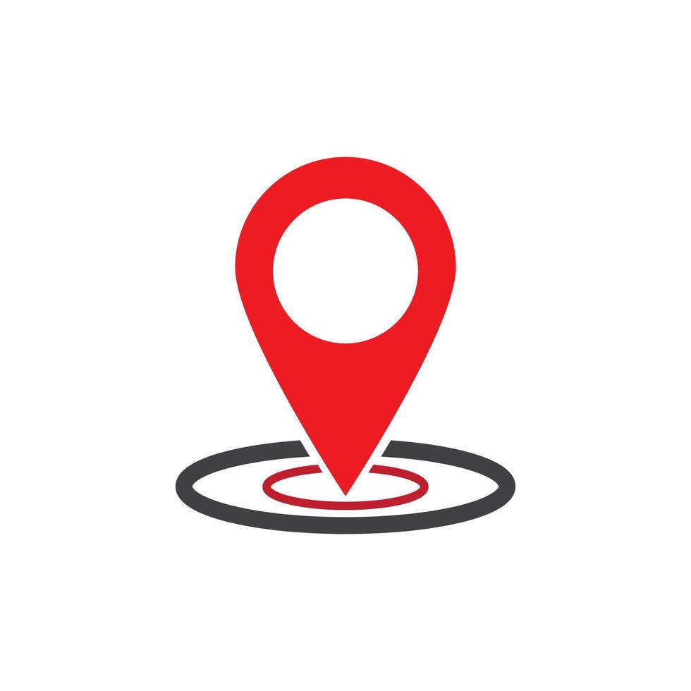 location icon Vector Illustration design Logo