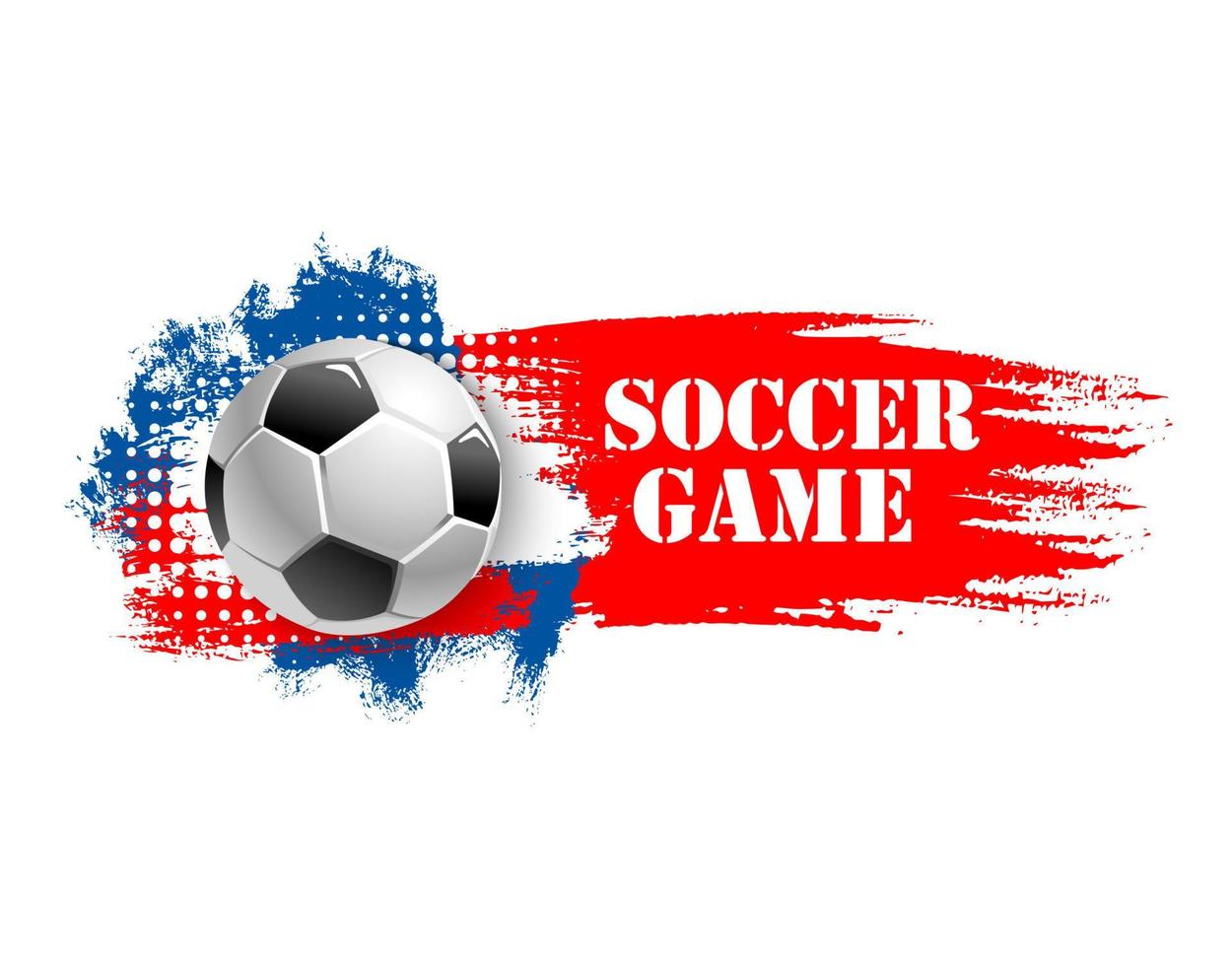 Soccer game team club football ball vector icon