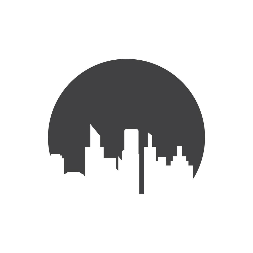 city skyline background vector