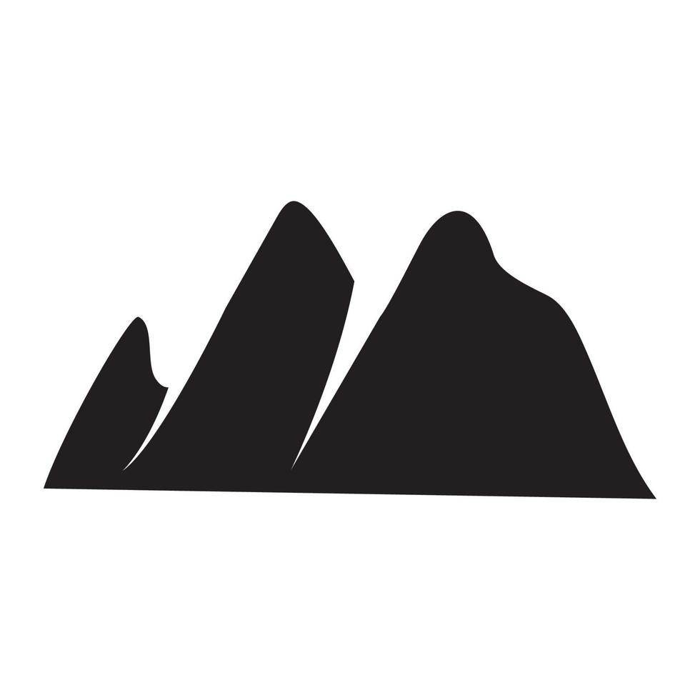 Mountain icon Logo vector