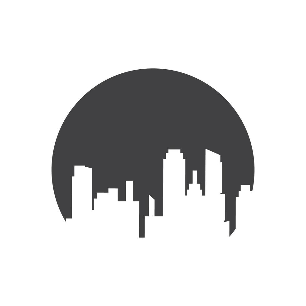 city skyline background vector