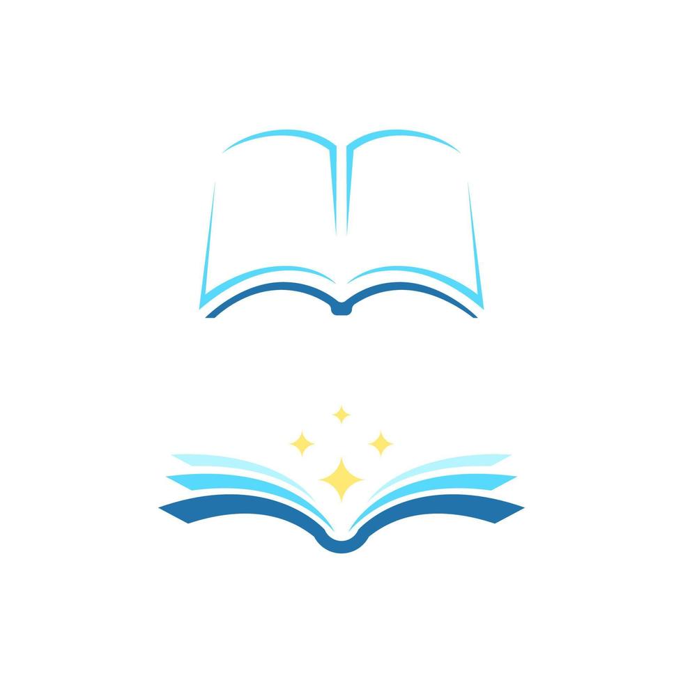 Ilustración de diseño de icono de vector de libro