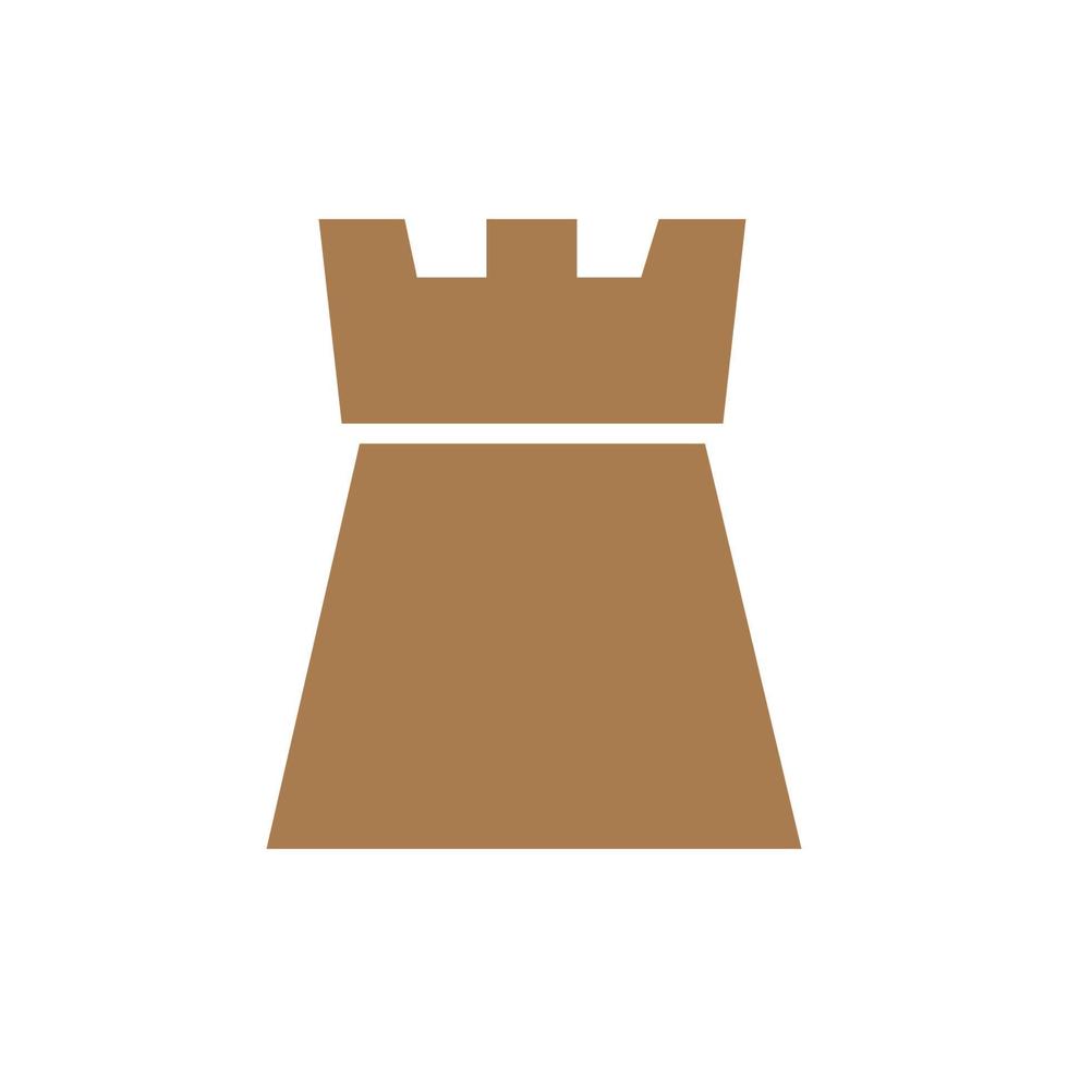 castle icon logo vector