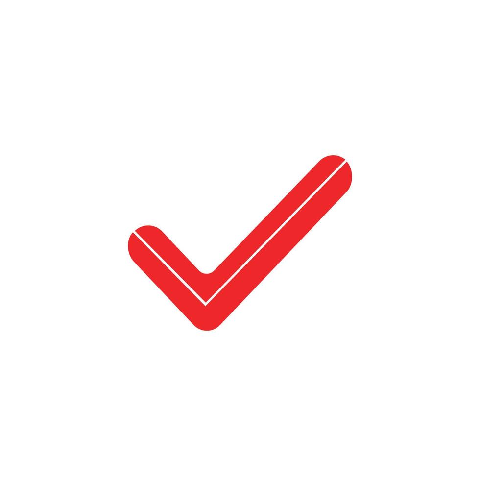 logotipo de icono de marca de verificación vector