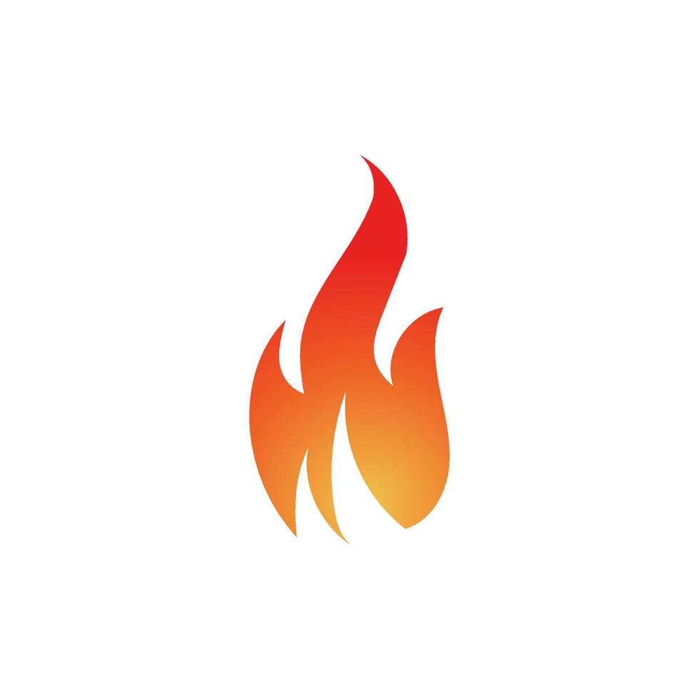 icono de fuego. flama de fuego. logotipo de llama. ilustración de diseño de vector de fuego. icono de fuego signo simple.