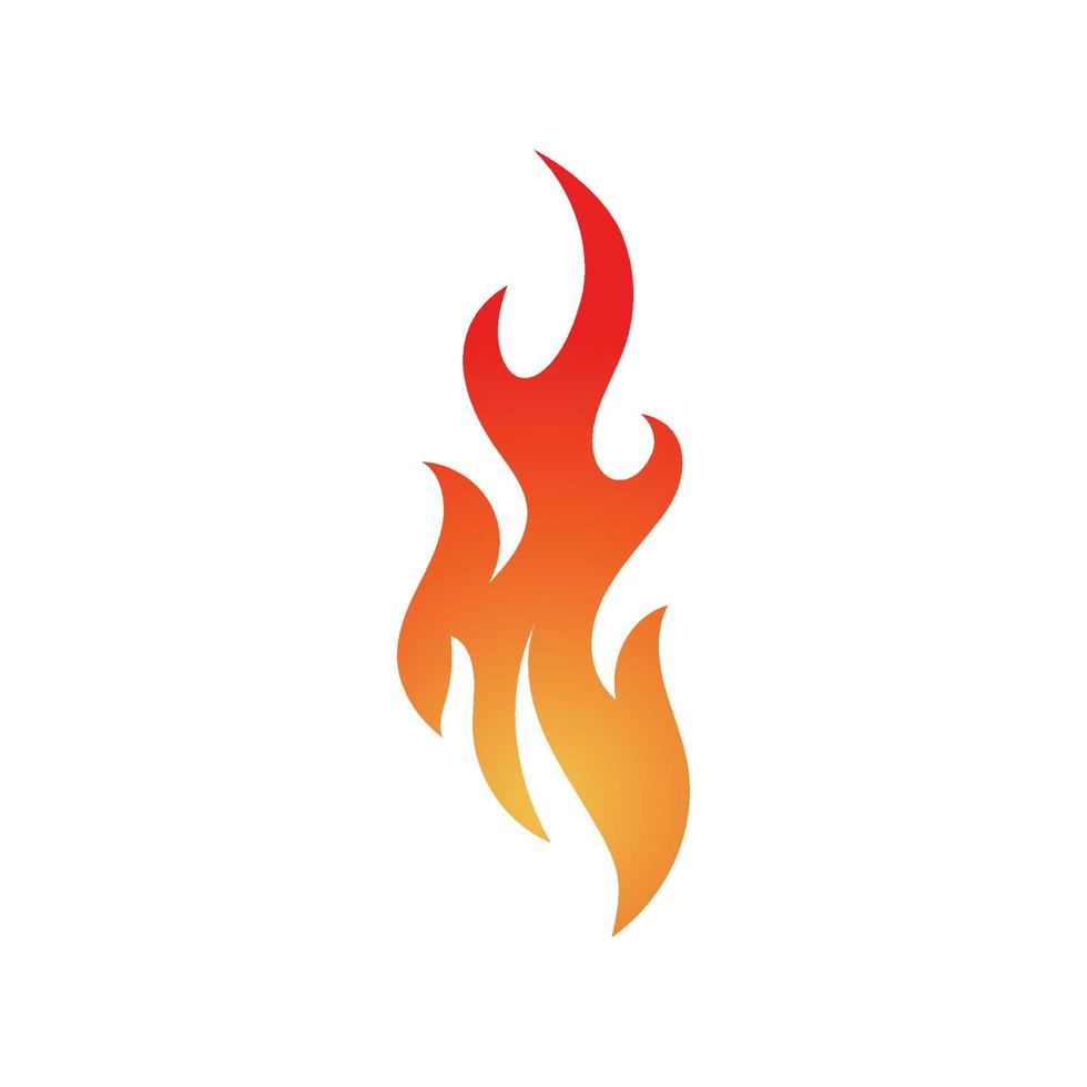 icono de fuego. flama de fuego. logotipo de llama. ilustración de diseño de vector de fuego. icono de fuego signo simple.