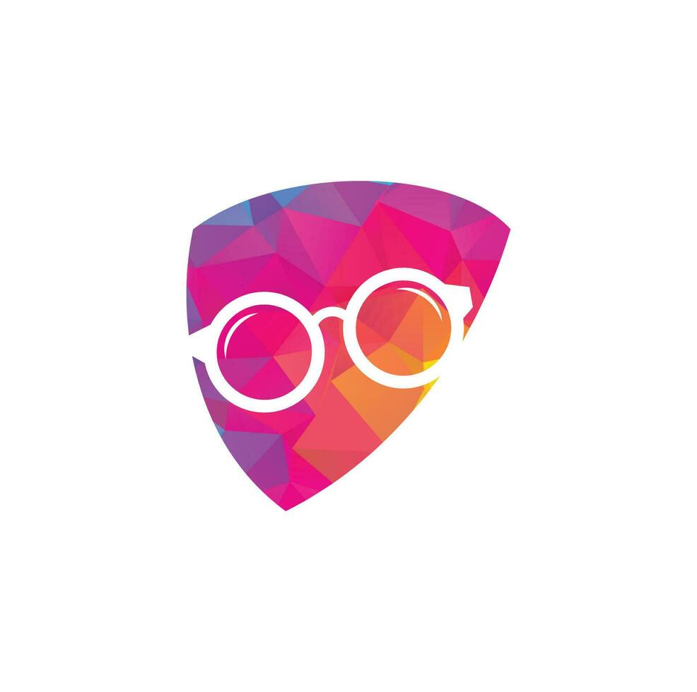 Glasses Logo Design. spectacles icon design template vector. vector