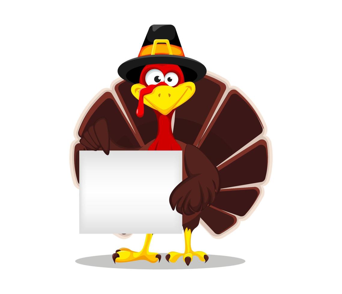 Thanksgiving turkey. Happy Thanksgiving day vector