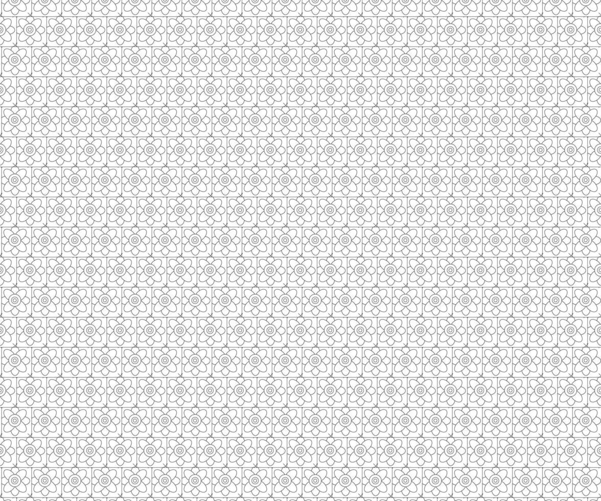 Seamless Black and White Vector. Free Vector