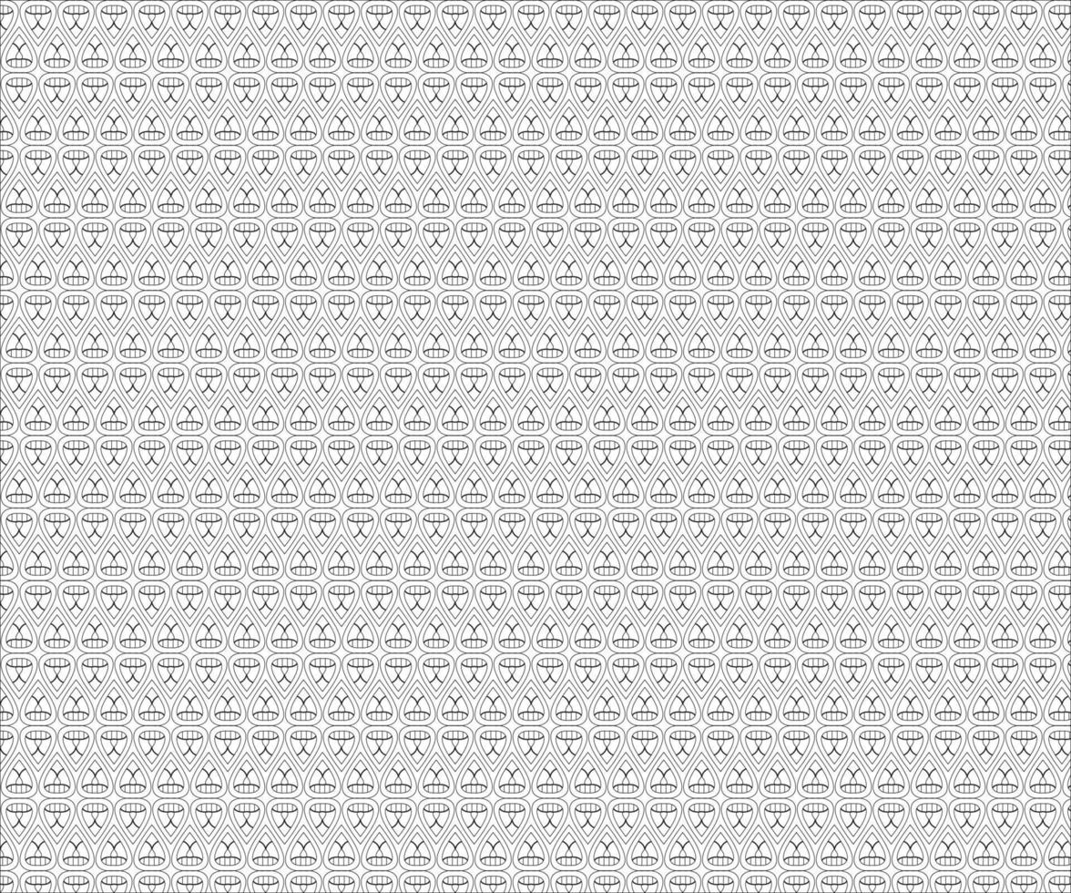 Seamless Black and White Vector. Free Vector