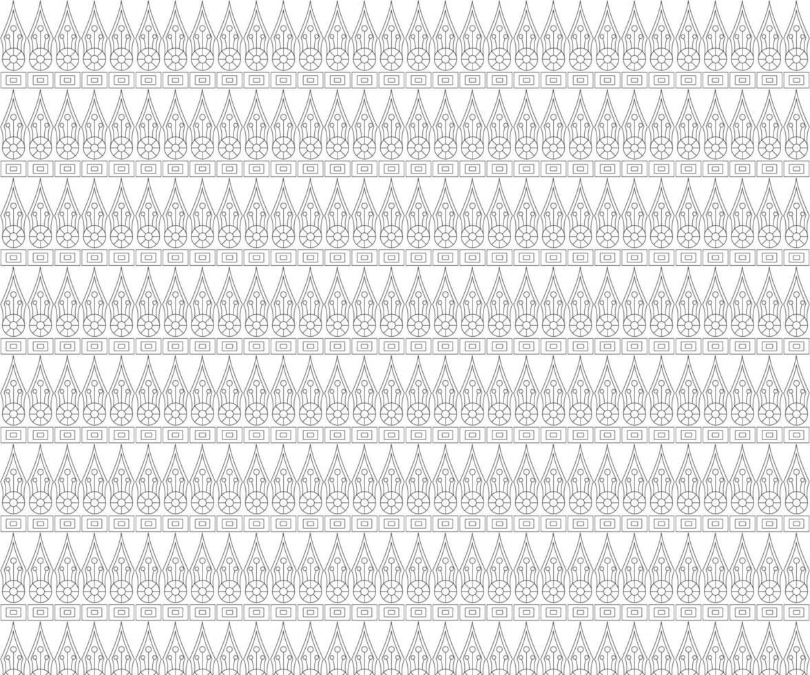 Seamless Black and White Vector. Free Vector
