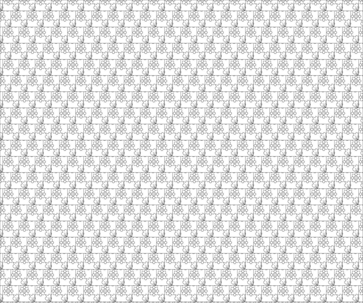 Seamless Black and White Vector. Free Vector