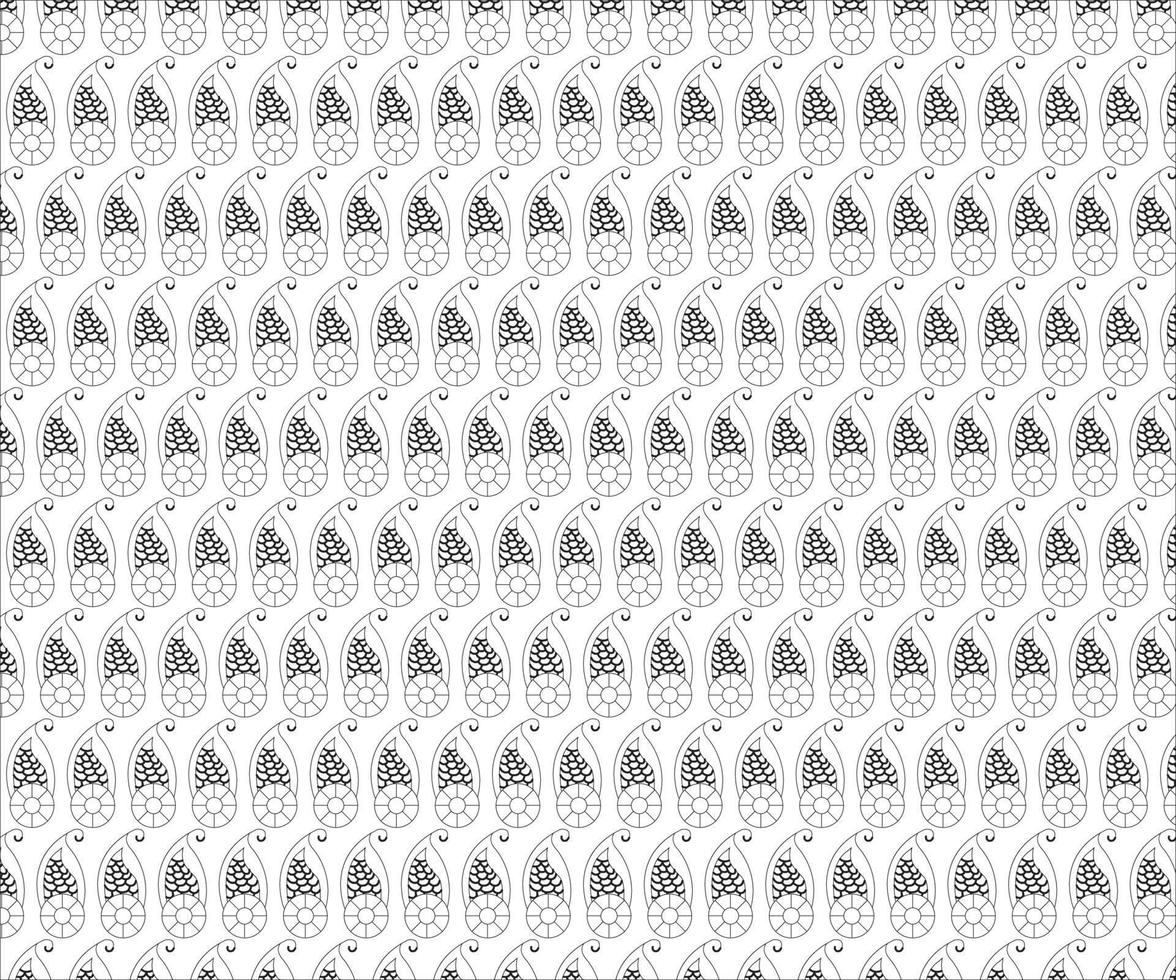 Seamless Black and White Vector. Free Vector