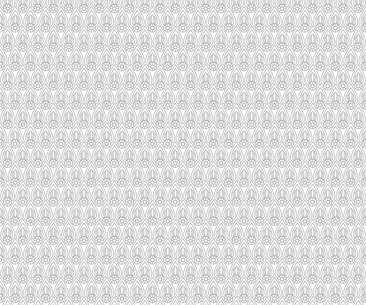 Seamless Black and White Vector. Free Vector