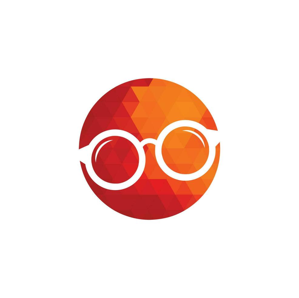Glasses Logo Design. spectacles icon design template vector. vector