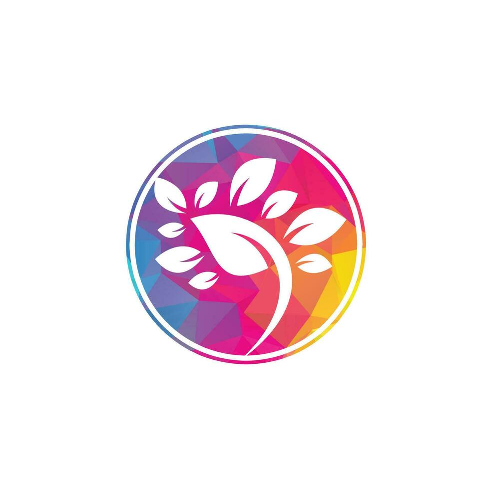 Leaf Logo Template. Tree leaf logo template design vector , icon illustration