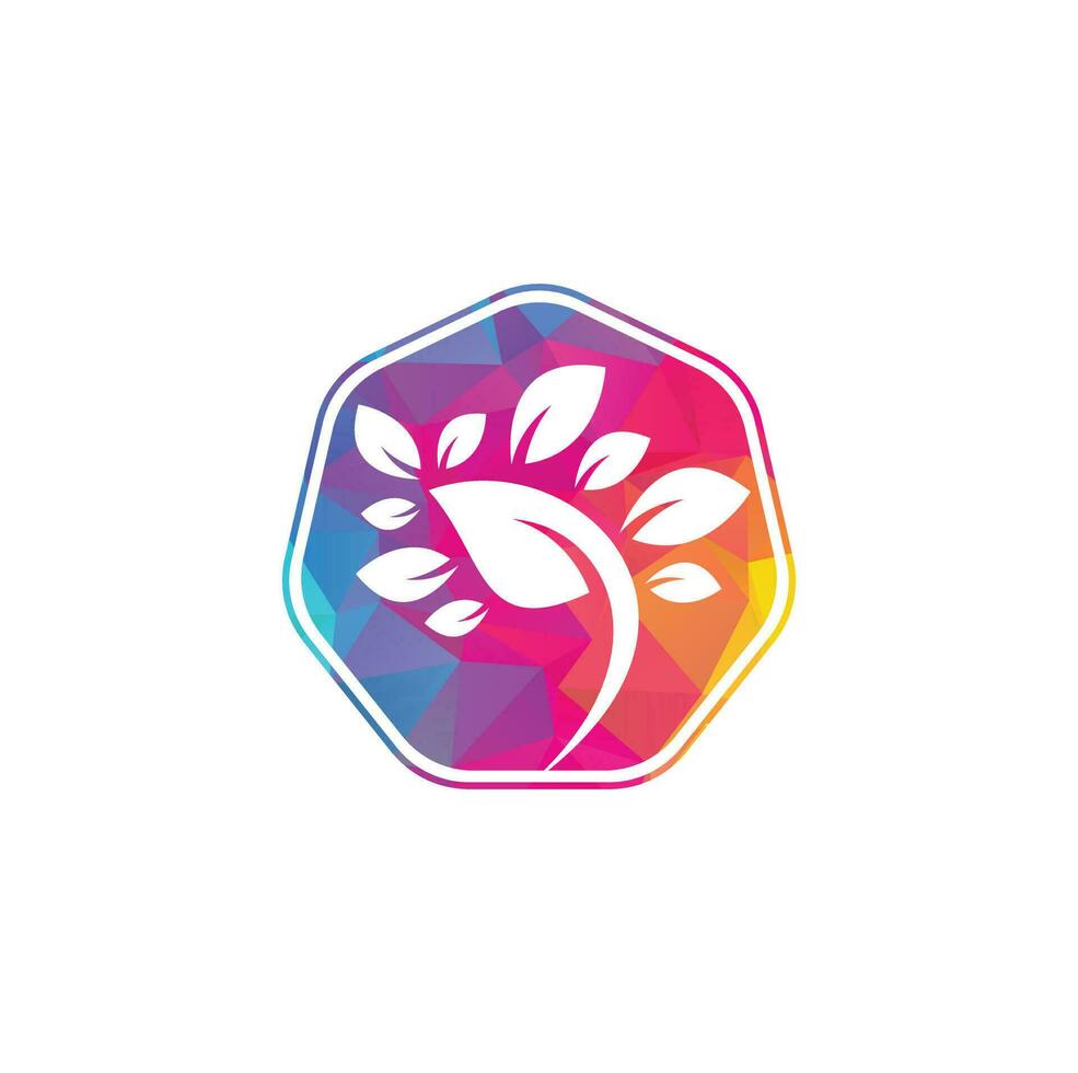 Leaf Logo Template. Tree leaf logo template design vector , icon illustration