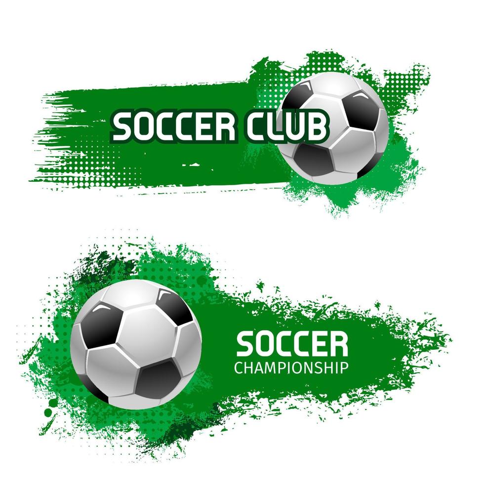 Soccer team club football ball vector icon