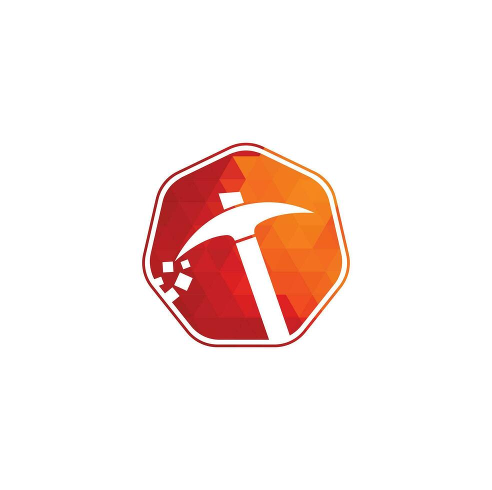 Mining Logo Design. Mining industry logo design template. vector