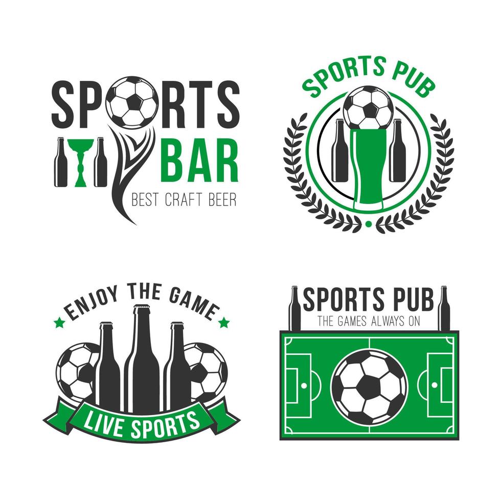Soccer or football sports bar vector icon
