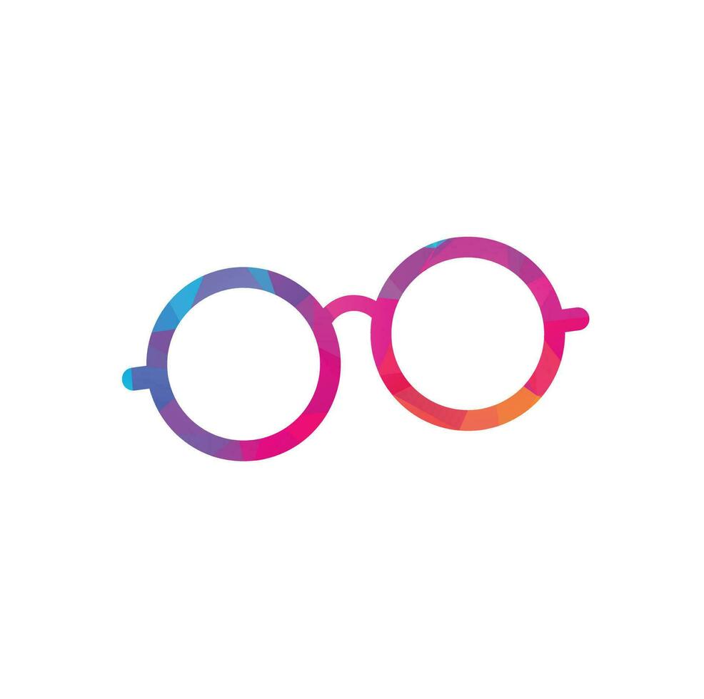 Glasses Logo Design. spectacles icon design template vector. vector