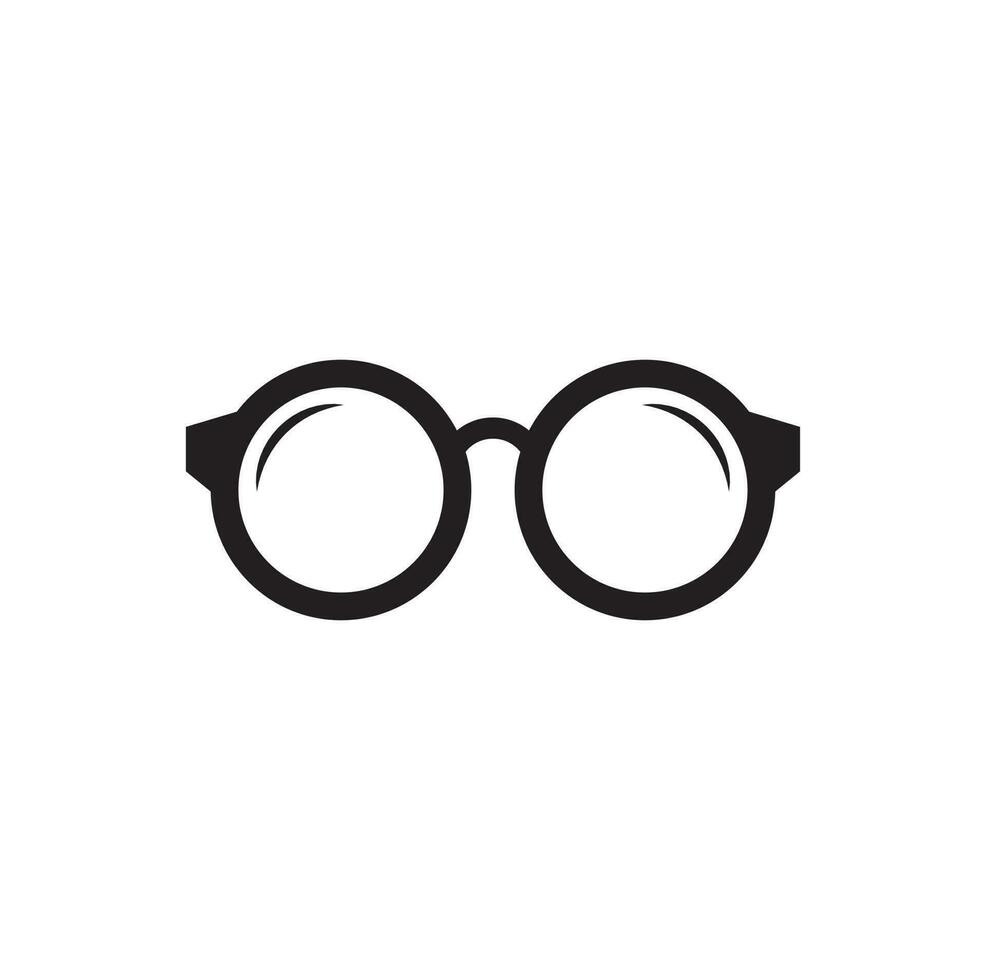 Glasses Logo Design. spectacles icon design template vector. vector
