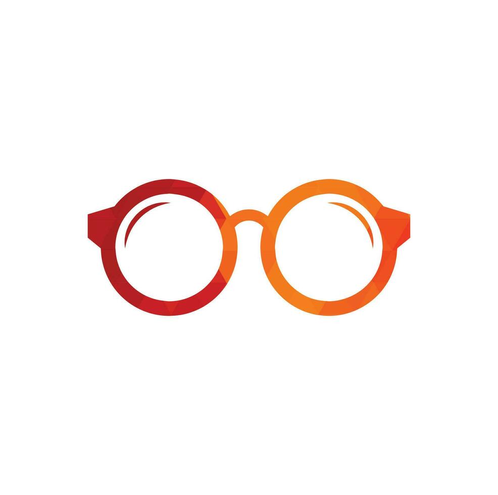 Glasses Logo Design. spectacles icon design template vector. vector