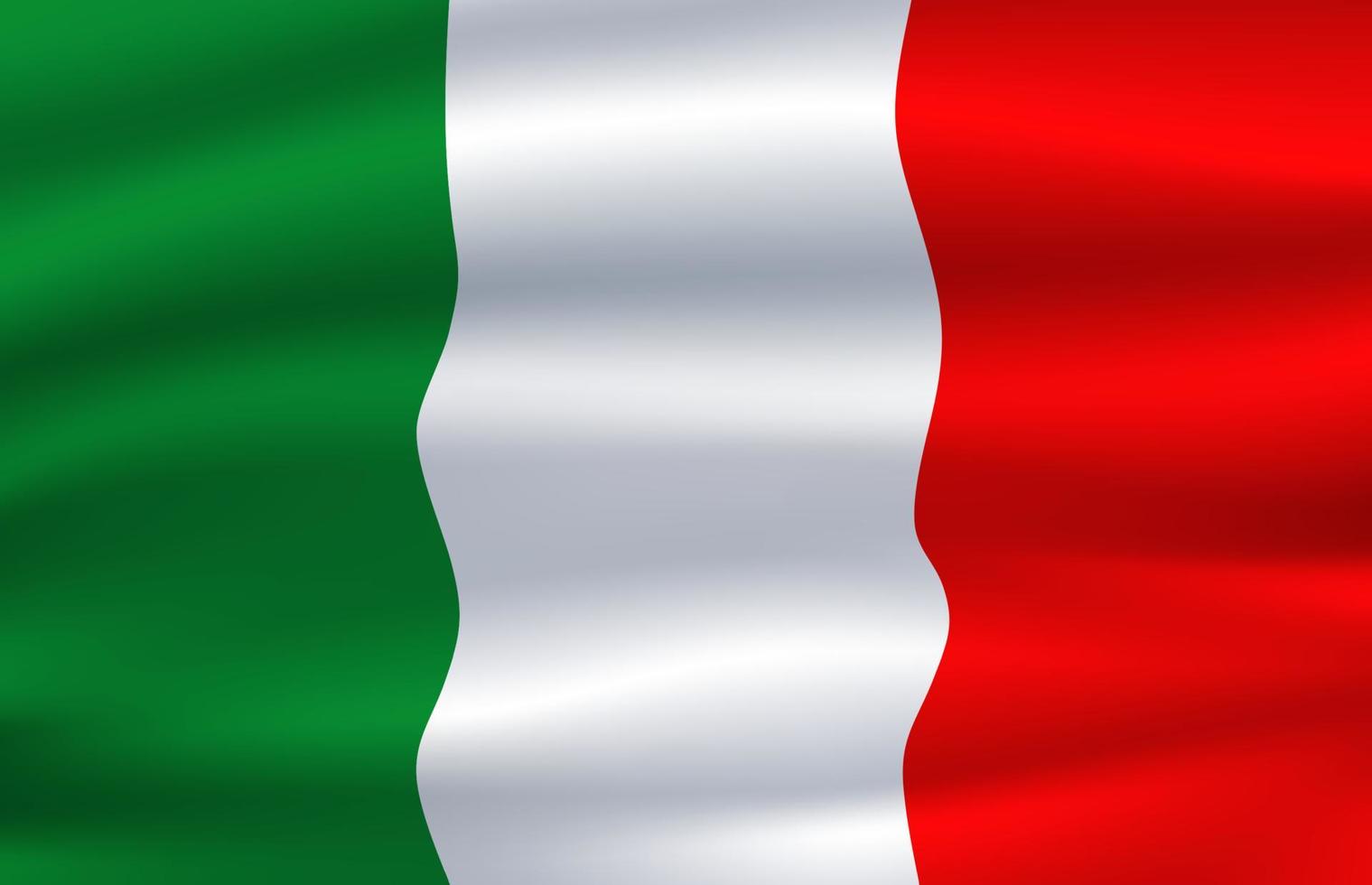 Italy flag. Vector Italian national symbol