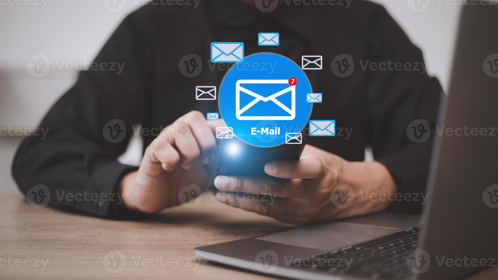 Email Inbox Electronic Communication Graphics Concept photo