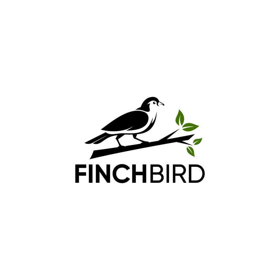 FINCH BIRD VECTOR LOGO