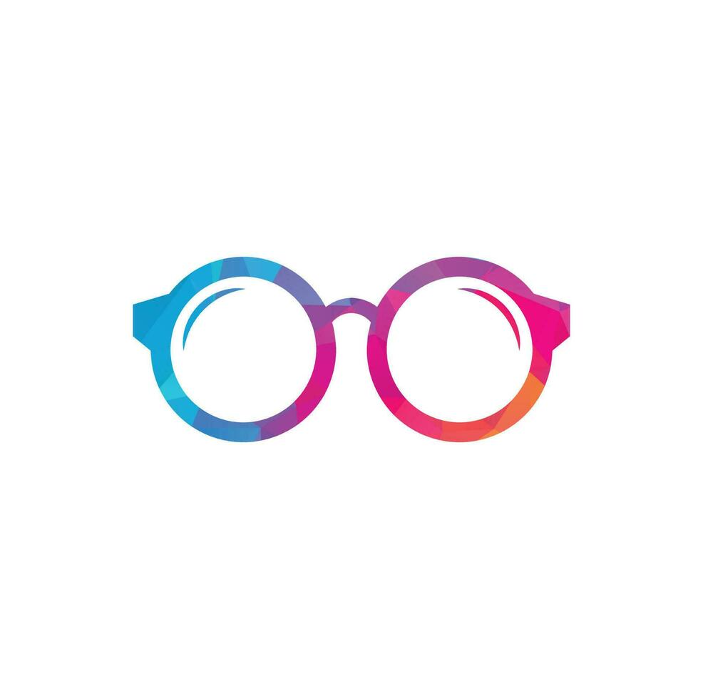 Glasses Logo Design. spectacles icon design template vector. vector