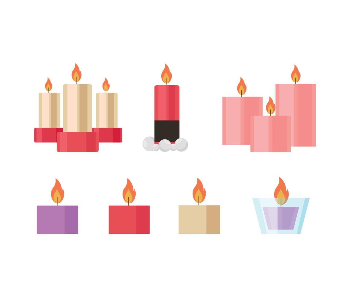 Vector Collection Candles