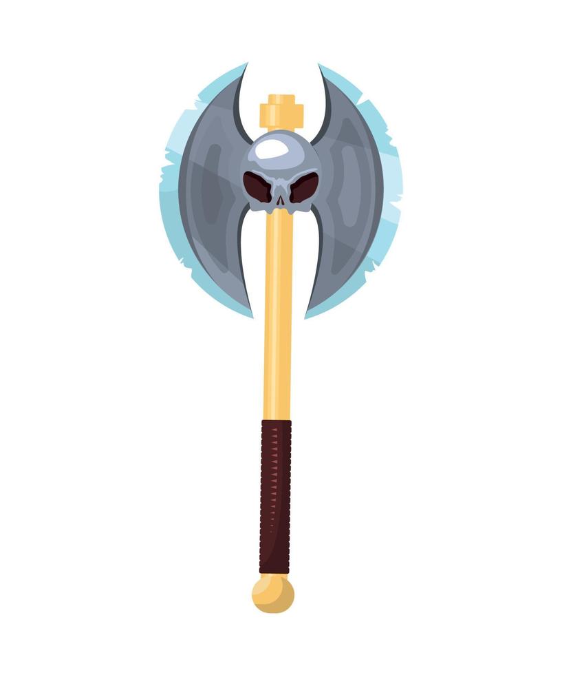 Vector illustrator of  Magic axe