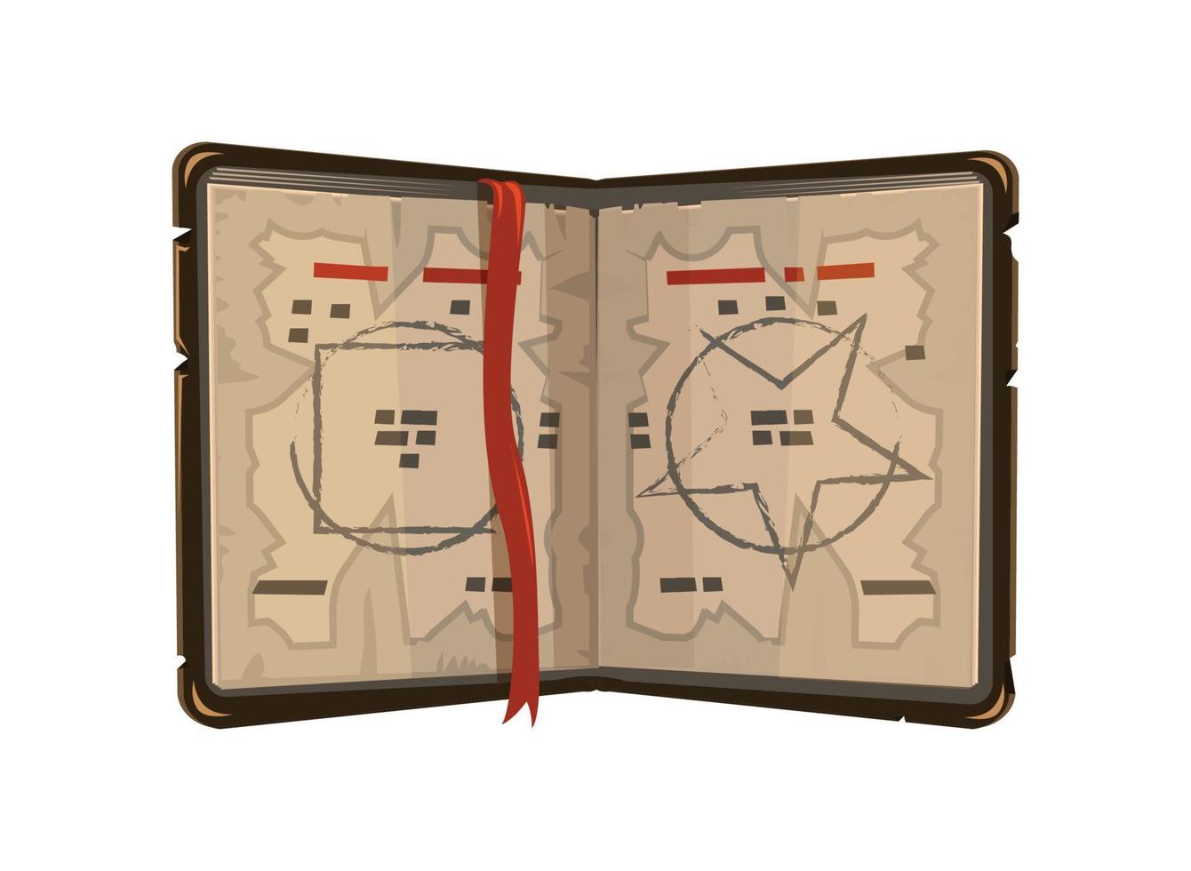 Vector illustrator of  Magic book