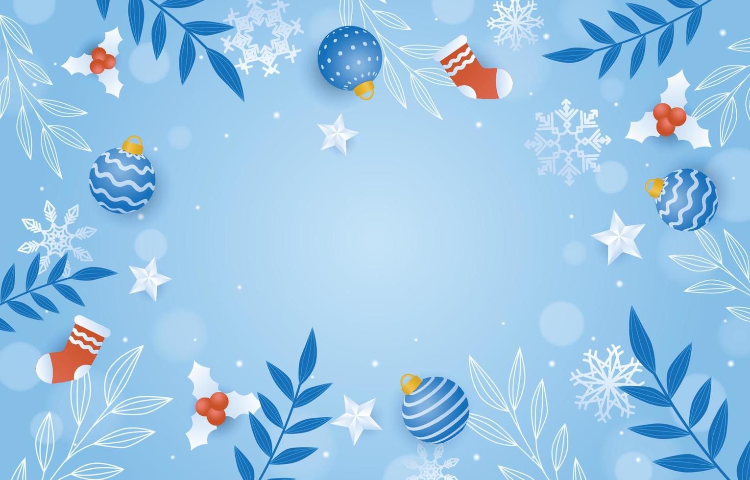 Winter Christmas Background vector