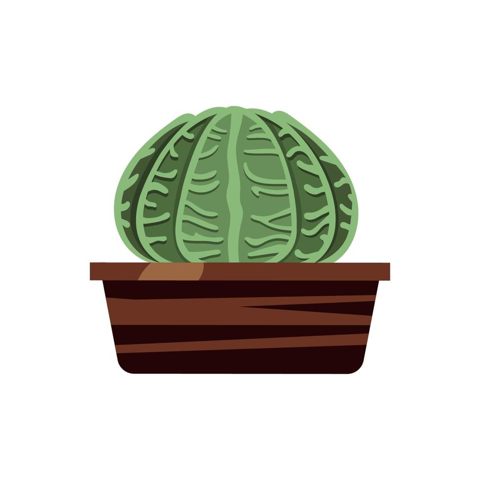 cactus en maceta vector