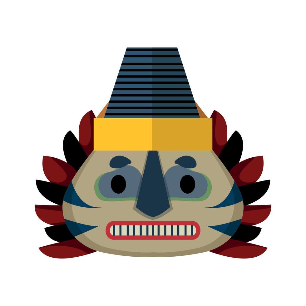 ilustrador vectorial de máscara de carnaval vector