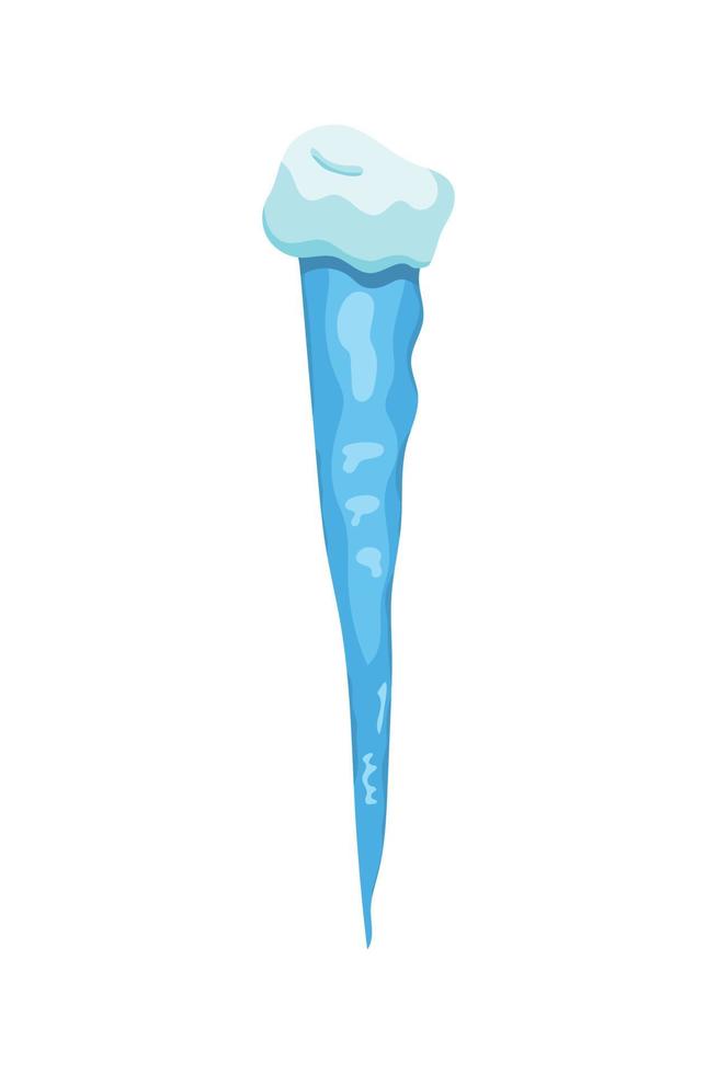 Vector illustrator of Icicle