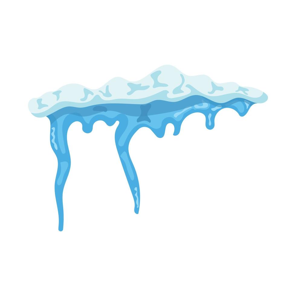 Vector illustrator of Icicle