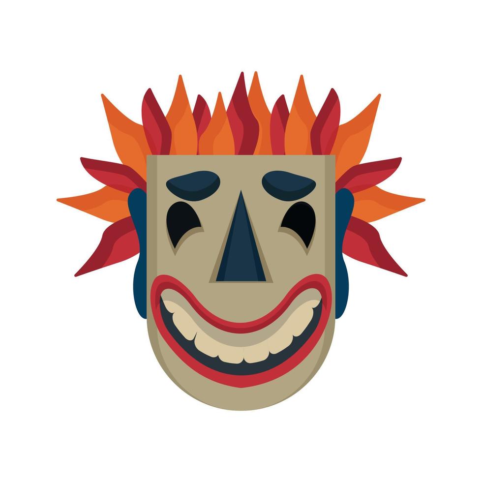 ilustrador vectorial de máscara de carnaval vector