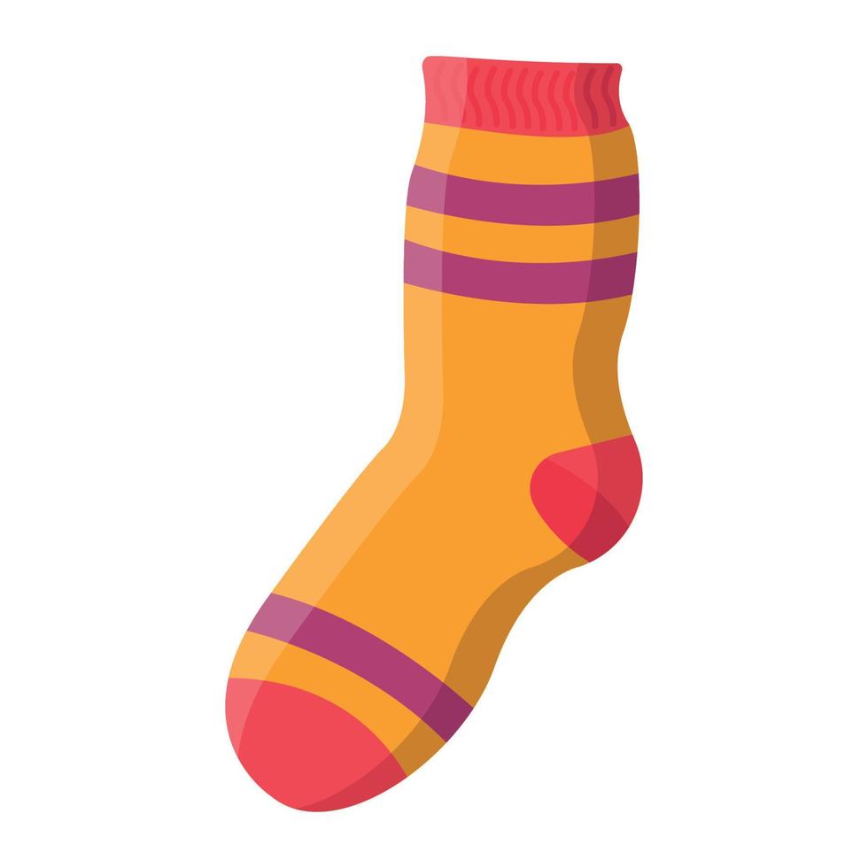 Vector illustrator of  Different sock