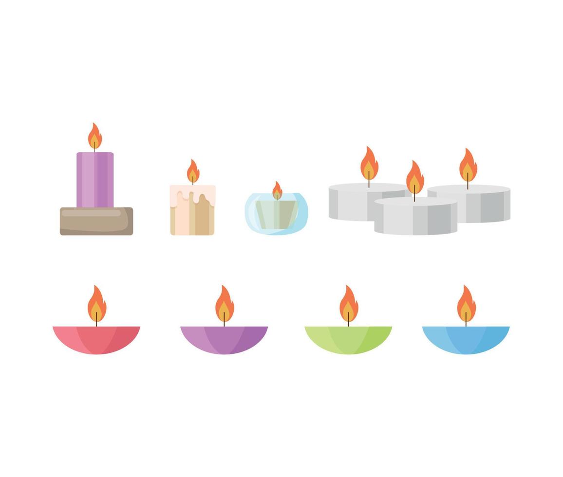 Vector Collection Candles