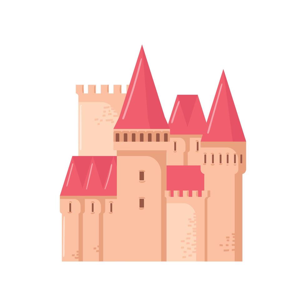 castillos de cuento para princesas vector