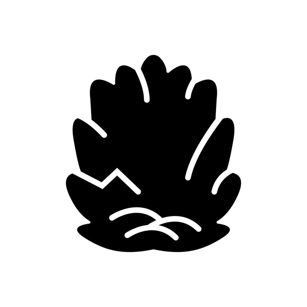 Black And White Pine Cones vector