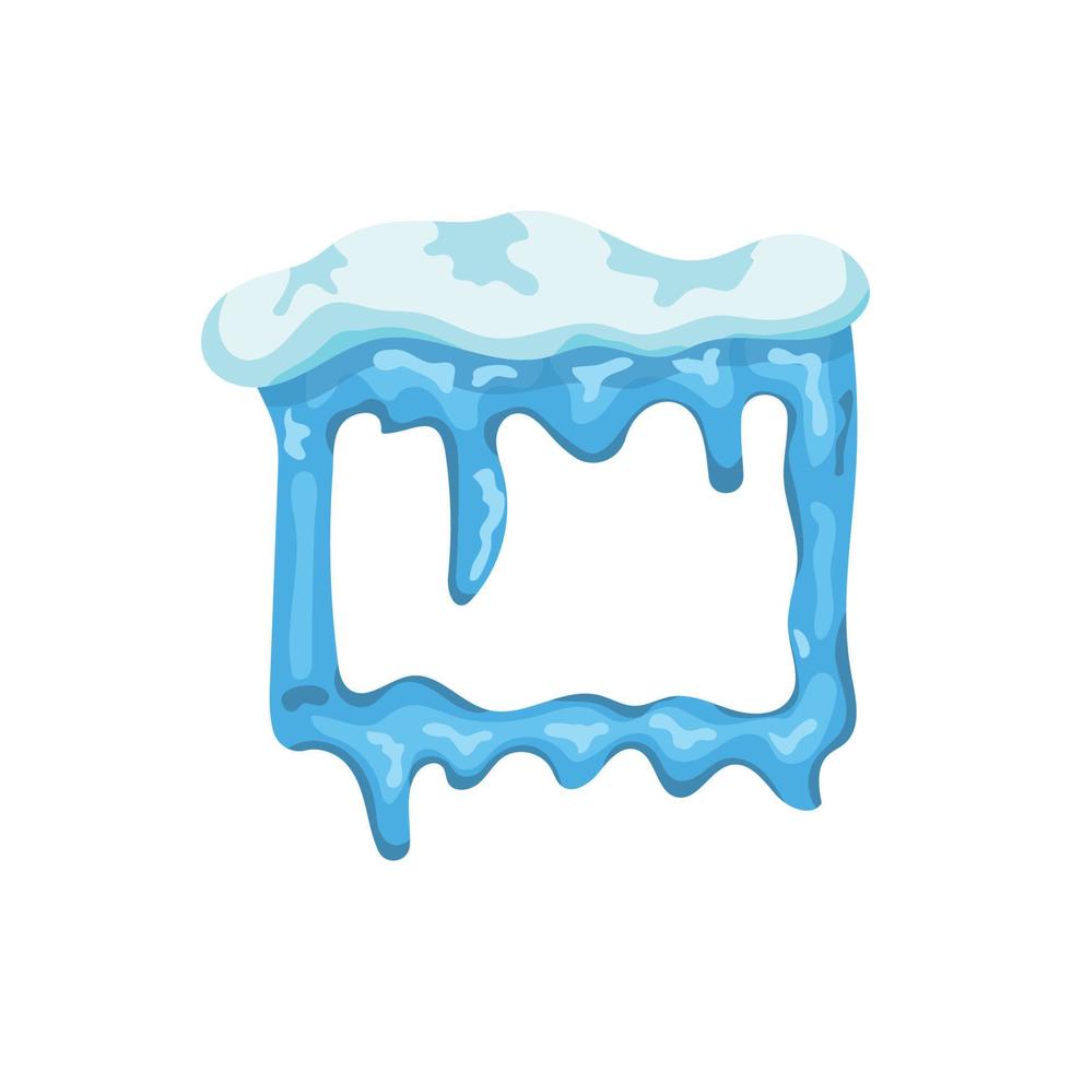Vector illustrator of Icicle
