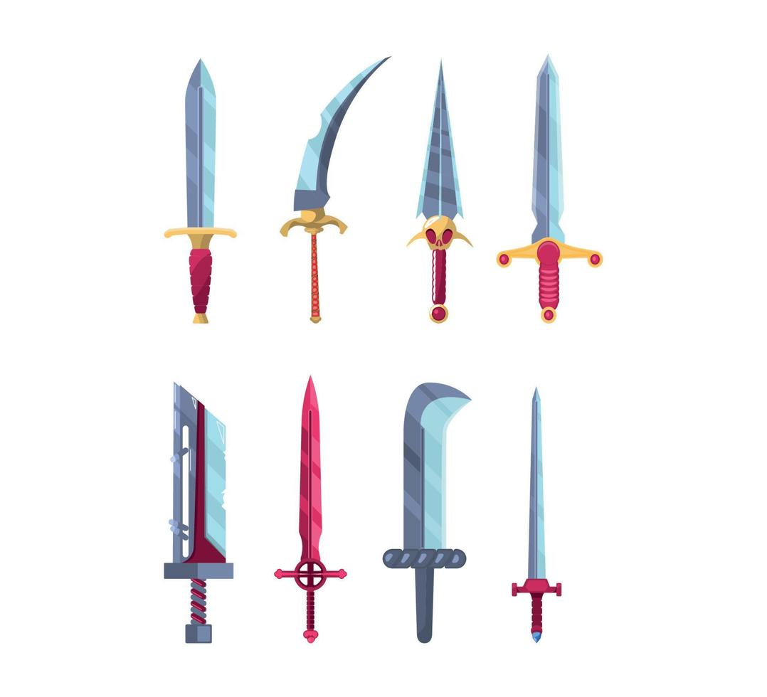 Set Fantasy Weapon Pack vector