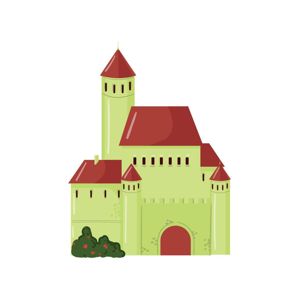 castillos de cuento para princesas vector