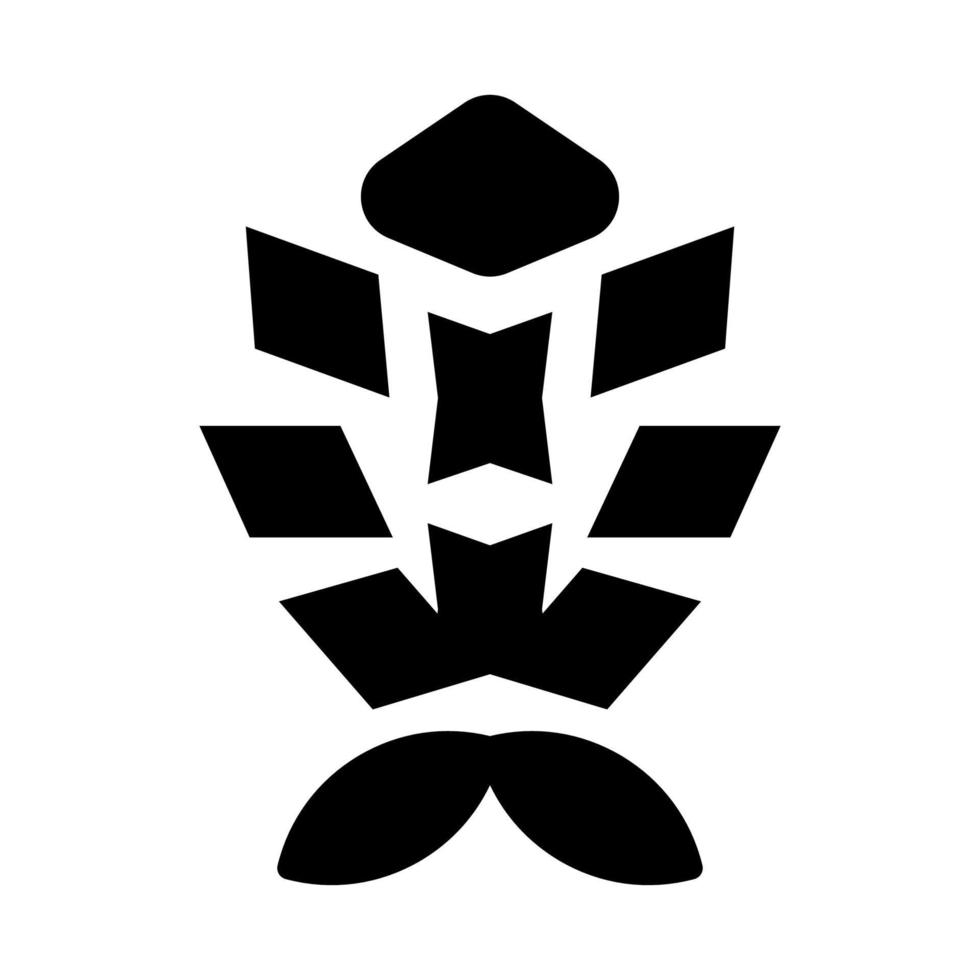 Black And White Pine Cones vector