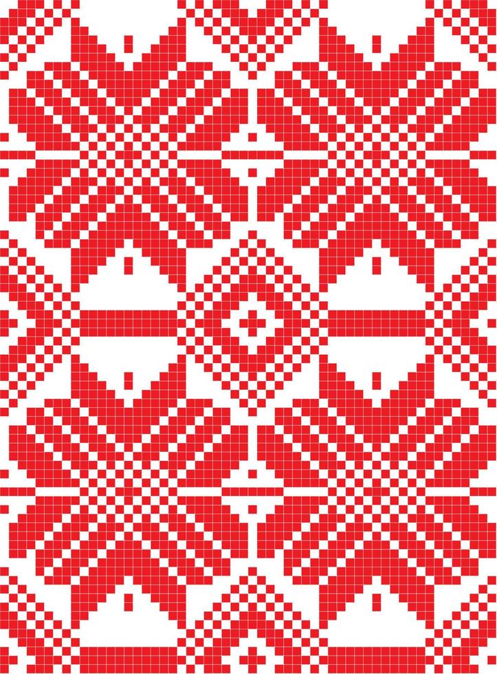 Set of Ethnic ornament pattern in different colors. Vector illustration