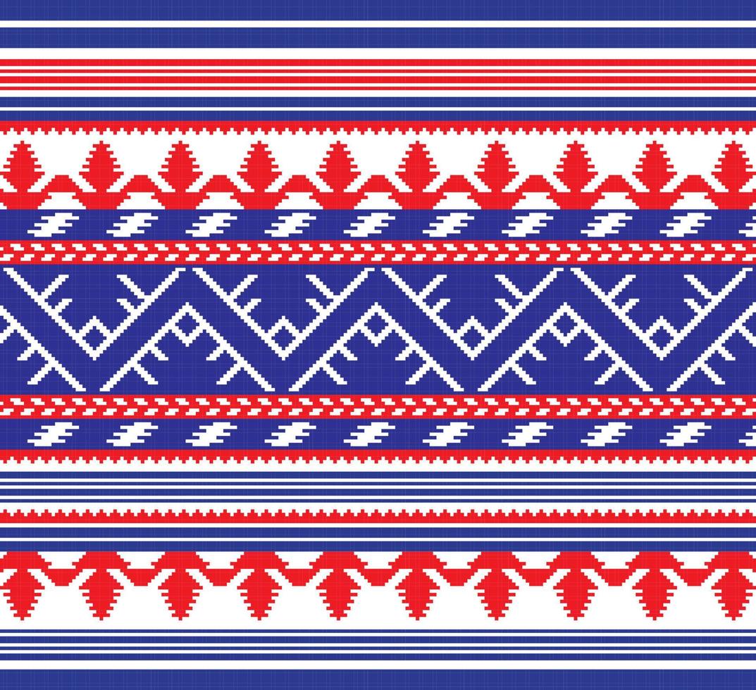 Set of Ethnic ornament pattern in different colors vector